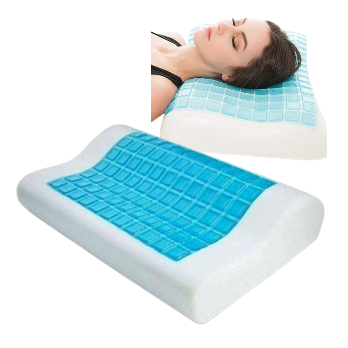 Miniatura 3 de Almohada Memory Pillow Gel mas Funda